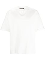 Roberto Cavalli t-shirt à plaque logo - Blanc - thumbnail