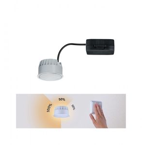 Paulmann LED Coin Nova LED-inbouwlamp voor badkamer Energielabel: F (A - G) LED Satijn