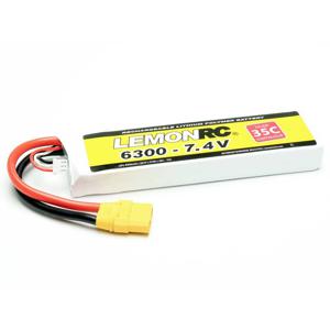 LemonRC LiPo accupack 7.4 V 6300 mAh Aantal cellen: 2 35 C Softcase XT90