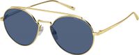 Marc Jacobs zonnebril piloot cat. 2 dames goud/blauw (456/S) - thumbnail