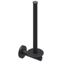 Reserverolhouder IVY Wandmodel Voor 2 Rollen Mat Zwart PED