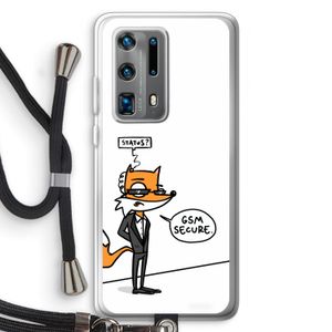 GSM secure: Huawei P40 Pro Plus Transparant Hoesje met koord