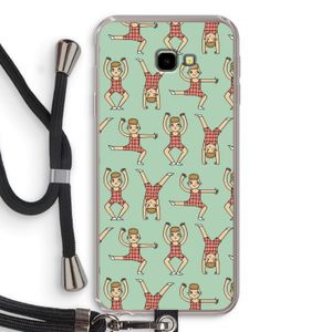 Gymboys: Samsung Galaxy J4 Plus Transparant Hoesje met koord