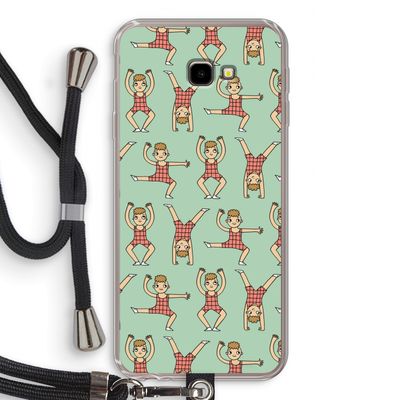 Gymboys: Samsung Galaxy J4 Plus Transparant Hoesje met koord