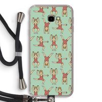 Gymboys: Samsung Galaxy J4 Plus Transparant Hoesje met koord