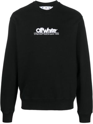 Off-White sweat à logo brodé - Noir