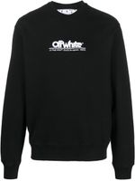 Off-White sweat à logo brodé - Noir