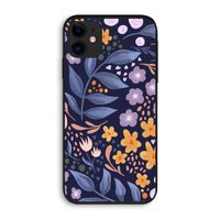 Flowers with blue leaves: iPhone 11 Biologisch afbreekbaar hoesje