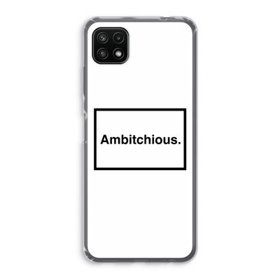 Ambitchious: Samsung Galaxy A22 5G Transparant Hoesje