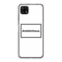 Ambitchious: Samsung Galaxy A22 5G Transparant Hoesje