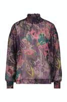 Studio Anneloes Female Shirts En Tops Dakota Flowerwall Crepe Top 09343