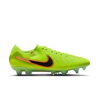 Nike Tiempo Legend 10 Elite IJzeren-Nop Voetbalschoenen (SG) Anti-Clog Neongeel Zwart Oranje Nike Tiempo Legend 10 Elite IJzeren-Nop Voetbalschoenen (SG) Anti-Clog Neongeel Zwart Oranje