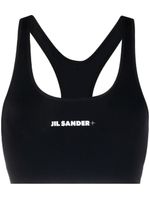 Jil Sander brassière de sport à logo imprimé - Noir - thumbnail