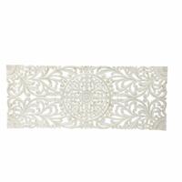 Hoofdbord DKD Home Decor Wit Gouden Hout Hout MDF 151 x 2 x 60 cm