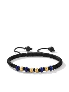 David Yurman bracelet Fortune en or 18ct orné de lapis lazuli