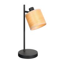 Steinhauer TafellampBambus zwart met bamboe - 3669ZW