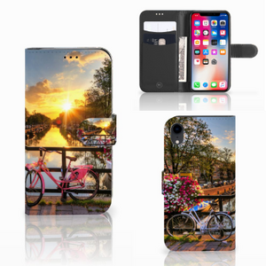 Apple iPhone Xr Flip Cover Amsterdamse Grachten