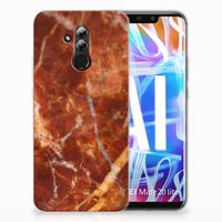 Huawei Mate 20 Lite TPU Siliconen Hoesje Marmer Bruin