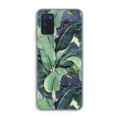 Bananenbladeren: Samsung Galaxy A03s Transparant Hoesje