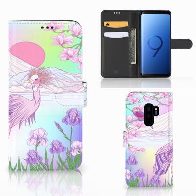 Samsung Galaxy S9 Plus | Telefoonhoesje | Met pasjeshouder | Bird