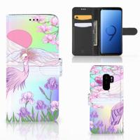 Samsung Galaxy S9 Plus | Telefoonhoesje | Met pasjeshouder | Bird