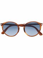 Persol lunettes de soleil à monture ronde - Marron