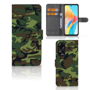 OPPO A98 5G Telefoon Hoesje Army Dark