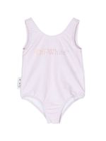 Off-White Kids maillot de bain à logo imprimé - Rose - thumbnail