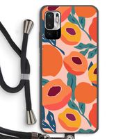 Perzik: Xiaomi Redmi Note 10 5G Transparant Hoesje met koord