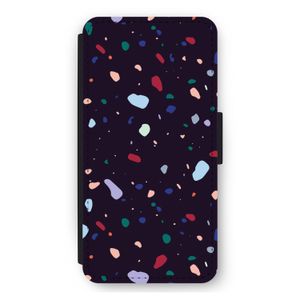 Dark Rounded Terrazzo: iPhone 12 Pro Max Flip Hoesje