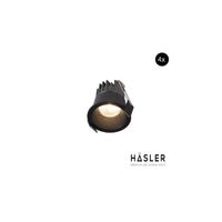 Inbouwspot Häsler Canco Incl. Fase Aansnijding Dimbaar 5 cm 3.6 Watt Warm Wit Set 4x