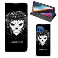 Mobiel BookCase Motorola Moto G 5G Plus Skull Hair - thumbnail