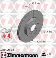 Remschijf Coat Z 400141820