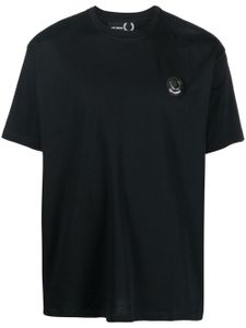 Raf Simons X Fred Perry t-shirt à patch logo - Noir