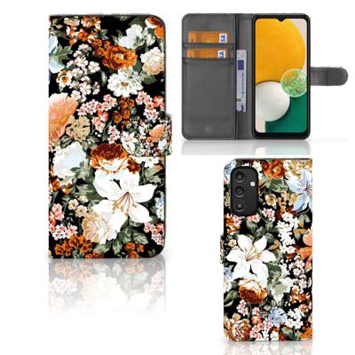 Hoesje voor Samsung Galaxy A14 4G Dark Flowers