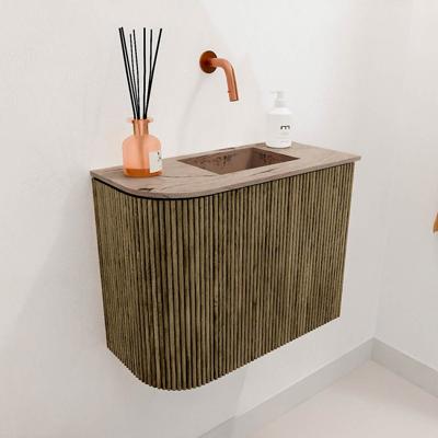 Toiletmeubel Mondiaz Joya Dlux | 51.6 cm | Meubelkleur Dusk | Faye wastafel Arena Wasbak Rechts | Zonder kraangat(en)