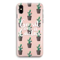 Cactus quote: iPhone Xs Volledig Geprint Hoesje