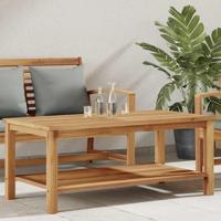 Salontafel Bruin 110 x 55 x 45 cm Massief teakhout