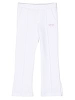 Nº21 Kids pantalon de jogging à logo brodé - Blanc