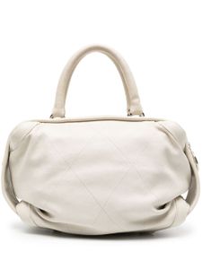 CHANEL Pre-Owned sac porté épaule Double Flap (2005-2006) - Blanc