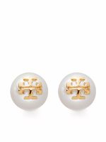 Tory Burch puces d'oreilles Kira à perles - Blanc