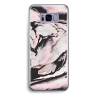 Roze stroom: Samsung Galaxy S8 Plus Transparant Hoesje