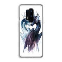 Yin Yang Dragons: OnePlus 8 Pro Transparant Hoesje