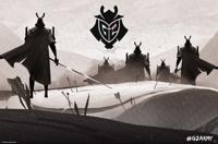 Poster G2 Esports Samurai 91,5x61cm