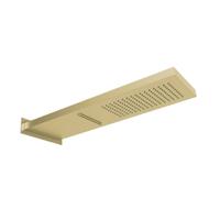 Hoofddouche Herzbach Living Spa PVD-Coating 53,9x16,5 cm Twee Sproeifuncties Messing Goud Herzbach