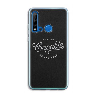 Capable: Huawei P20 Lite (2019) Transparant Hoesje