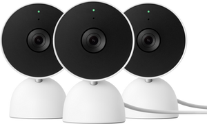 Google Nest Cam Indoor Wired 3-pack