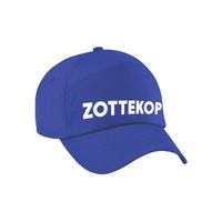 Zottekop fun pet blauw voor volwassenen