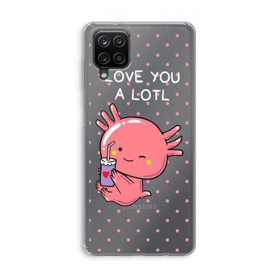 Love You A Lotl: Samsung Galaxy A12 Transparant Hoesje