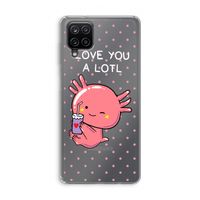 Love You A Lotl: Samsung Galaxy A12 Transparant Hoesje
